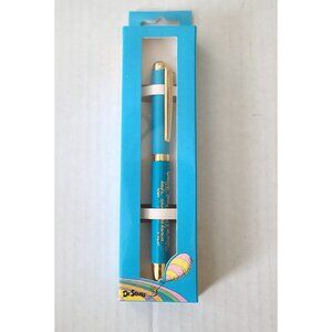 Dr. Seuss Great Places Charm Pen Oh! The Places You’ll Go! Blue Gold NEW